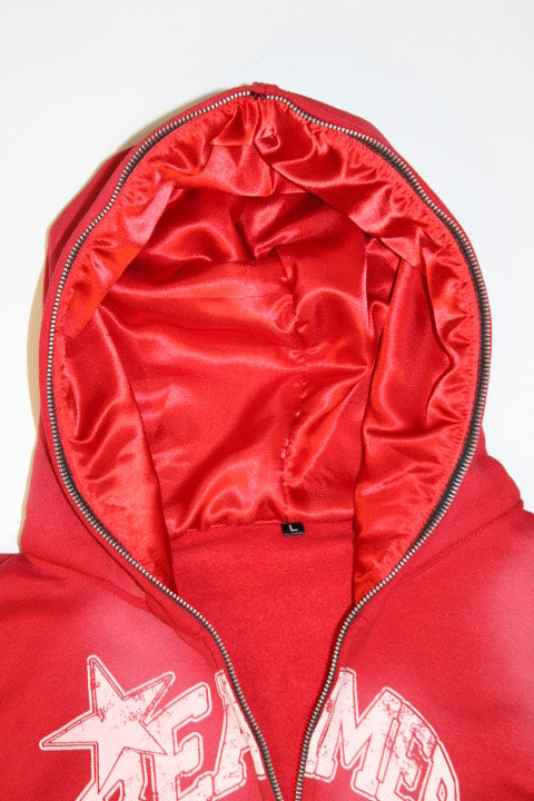 CHERRY - RETRO FULL ZIP UP